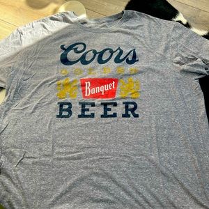 Coors Banquet beer shirt